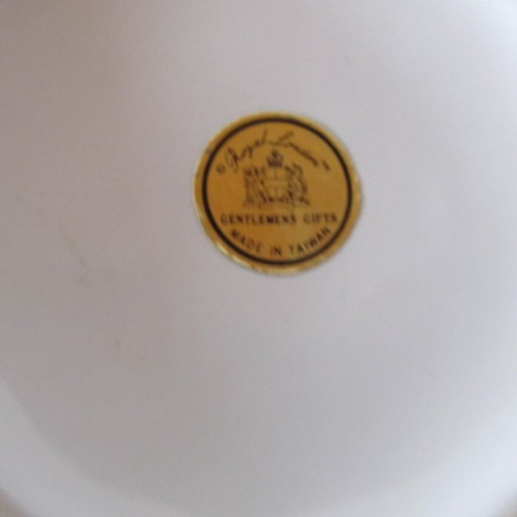 Golfer Antique Shaving Scuttle Shaving Brush Shaving Mug Mens Shaving Cup - Picture 7 of 7